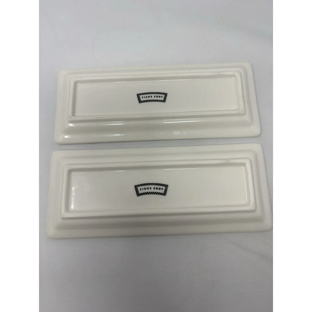Fishs Eddy Fun Little Tray Airline Ticket Tray Boarding Pass Dish Liberty London